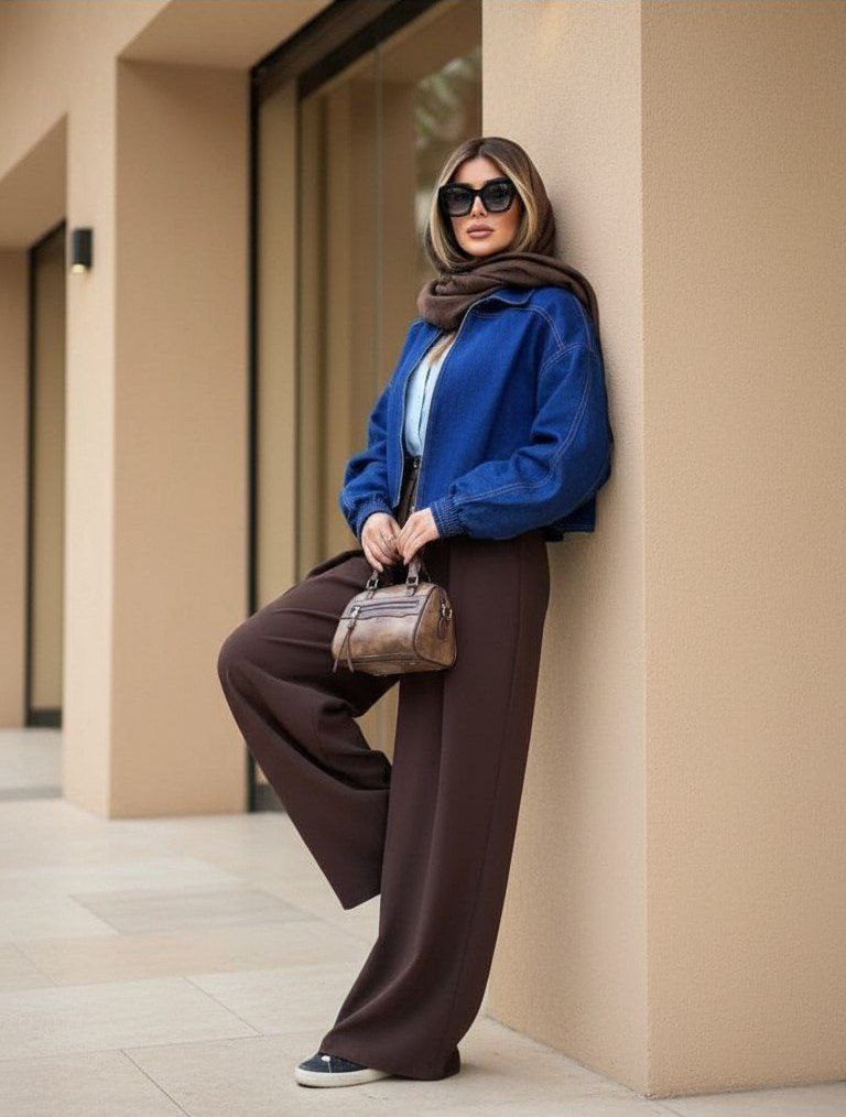 ست کت شلوار جین تنسل و مازراتی تانسو