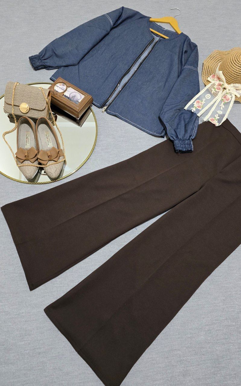 ست کت شلوار جین تنسل و مازراتی تانسو