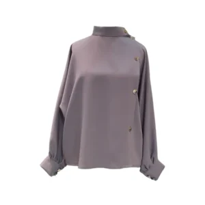 شومیز مجلسی زنانه مدل دکمه بغل