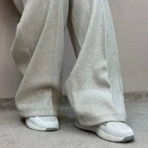 شلوار زنانه بگ فوتر پلین