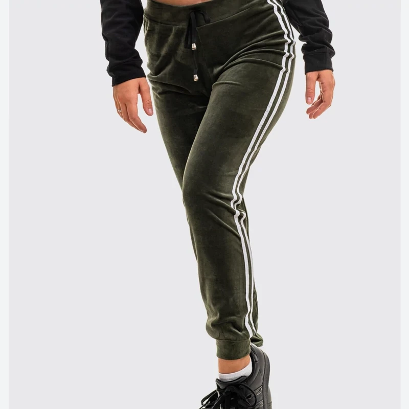 شلوار زنانه مخمل خطدار