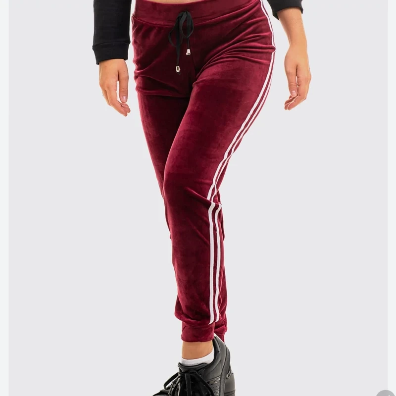 شلوار زنانه مخمل خطدار