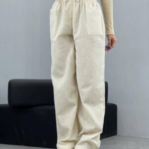 شلوار بگ زنانه لینن