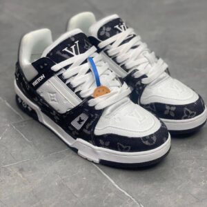 کتونی لویی ویتون ال وی ترینرز مردانه مشکی سفید