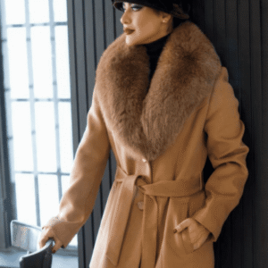 كت پالتو خزدار زنانه