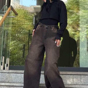 شلوار فول بگ زنانه