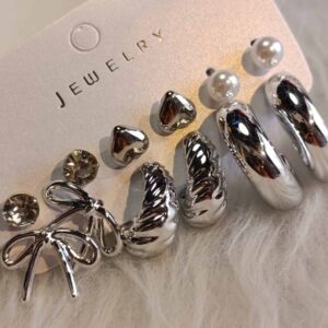 پک گوشواره ترند دخترانه استیل