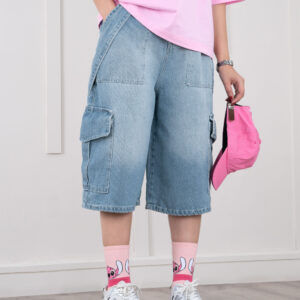 شلوار کراپ بگ جین هانسو