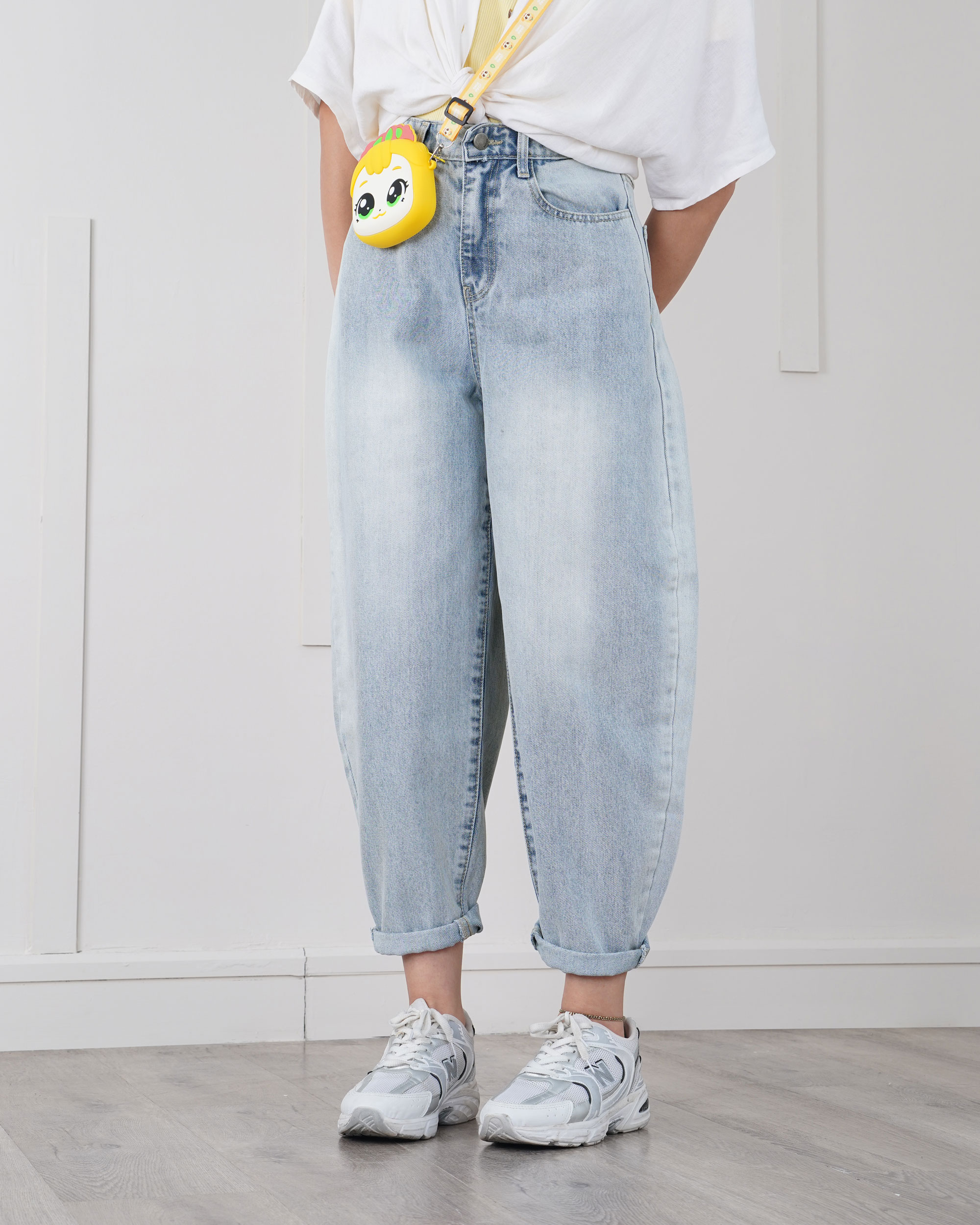 شلوار زنانه جین بالونی