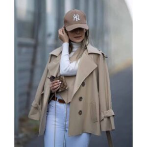 ترنچ کت و ژیله زنانه غزاله