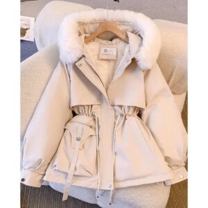 کاپشن خزدار دخترونه پاتریک