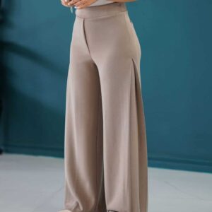 شلوار بگ بغل پیله دار زنانه مدل لیدو