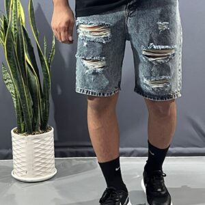 شلوارک مردانه جین بلوبری